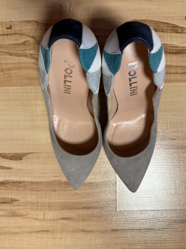 Pollini leder pump - leder,