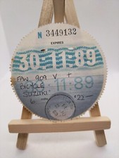 Suzuki Motorrad gestempelt