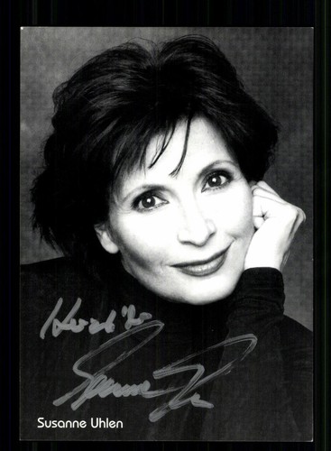 Susanne uhlen autogrammkarte - uhlen,