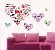 Wandtattoo Love Wandaufkleber