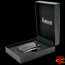 Feuerzeug RONSON MINI PREMIER WARAFLAME BLACK Gasfeuerzeug