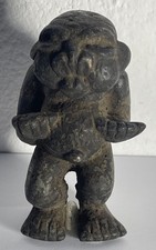 Erste Bronze Statuette Tikar Kamerun 8,5 Cm Afrika Animismus Animist