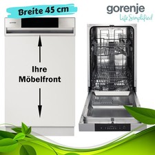 Geschirrspüler 45 cm teilintegriert Einbau Aquastop Spülmaschine Spüler Display