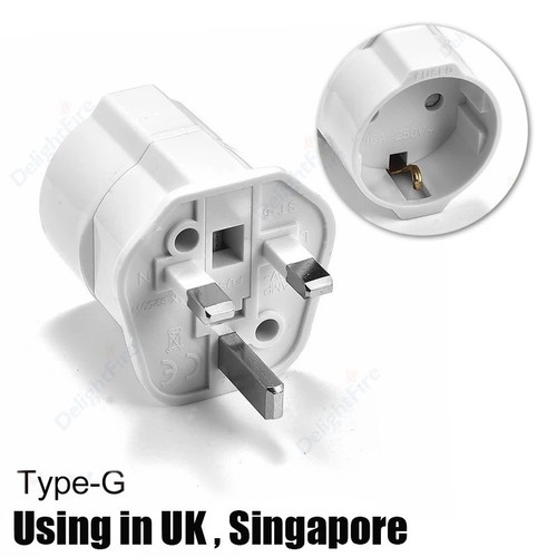 Stück reiseadapter adapter - uk,