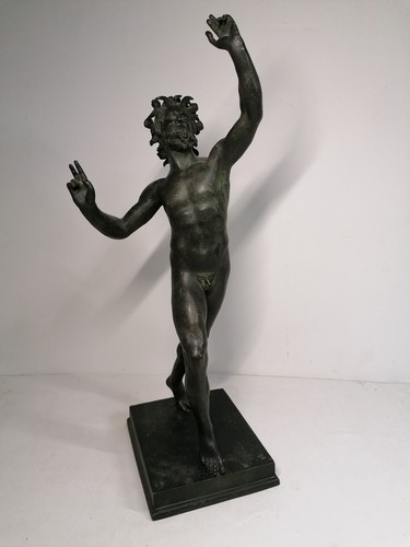 Antike bronze skulptur fauno - bronze,