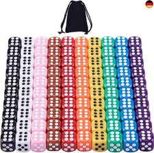 SIQUK 100 Stück Würfel 12mm