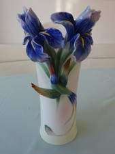 Franz Porzellan Hummingbird Vase FZ01203 Höhe ca.23,5cm