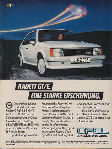Opel kadett reklame - d,