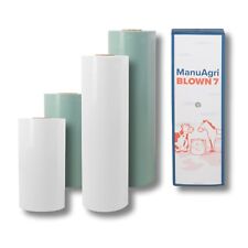 Agrarstretchfolie Wickelfolie Agrarfolie Silofolie Heufolie Rundballen grün weiß