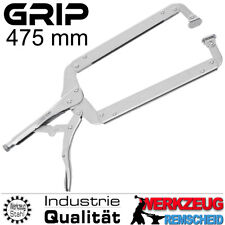 XXL Punktschweiss Gripzange Festklemm Schweisser Zange Mit Gelenk Backen 475mm
