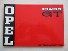 Opel GT Betriebsanleitung