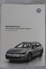 VW Golf Variant Bedienungsanleitung  "11-2020" Betriebsanleitung -OHNE EINTRÄGE