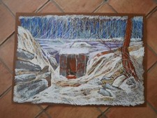 29469 - Carinhall. Eingang zum Luftschutzkeller. Großformatige authentische Krei