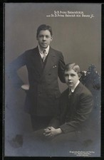 Ansichtskarte Prinz Heinrich XLIII und Prinz Heinrich XLV Reuss i. L. 