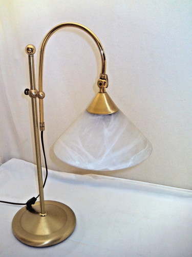 Messing tischlampe verstellbar - messing,