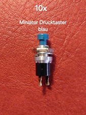 Miniatur Drucktaster blau