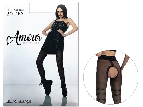 Gemusterte strumpfhose spitze - gemusterte,
