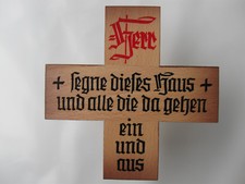 Haussegen Holz farbig