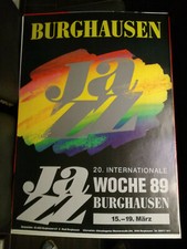 Plakat Burghausen Jazz Woche   1989 A1 