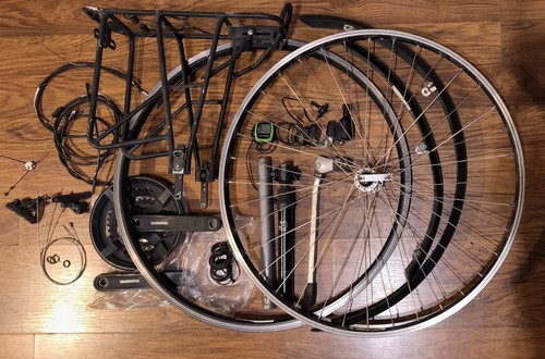 Fahrradteile konvolut kiste - fahrradteile,