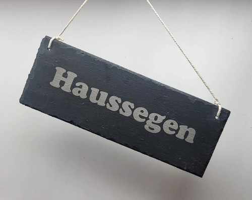 Schiefer deko gartenschild - schiefer,