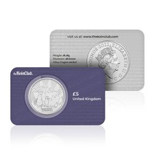 Royal Mint Rolling Stones 60 Jahre Stempelglanz BU £5 Münze UK 2022