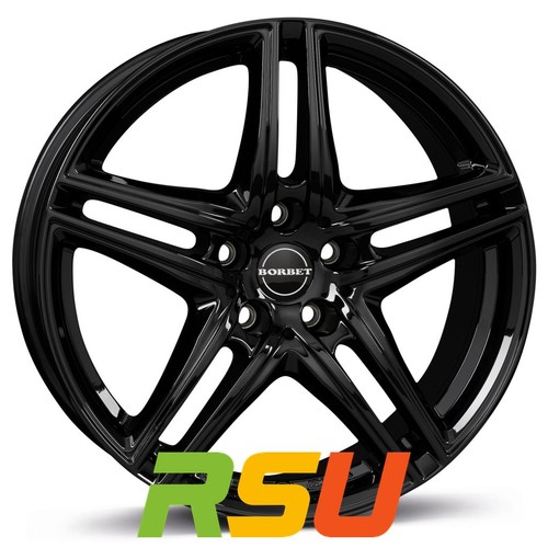 Borbet black glossy - xr,