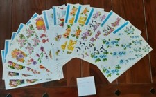 14 Stück - 3D Bastelbögen, Angelika Wagener, Geburtstags - Motive (Set 17)