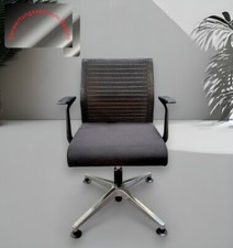 Steelcase Think Drehstuhl Bürostuhl Besucherstuhl Mesh schwarz chrom Büro ds0234