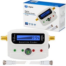 Satfinder Digital sat finder Messgerät SF-99W LCD Display TON HDTV 4K UHD Kompas