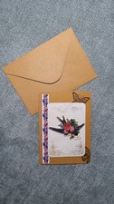 💌 A6 Kraftpapier Karte mit