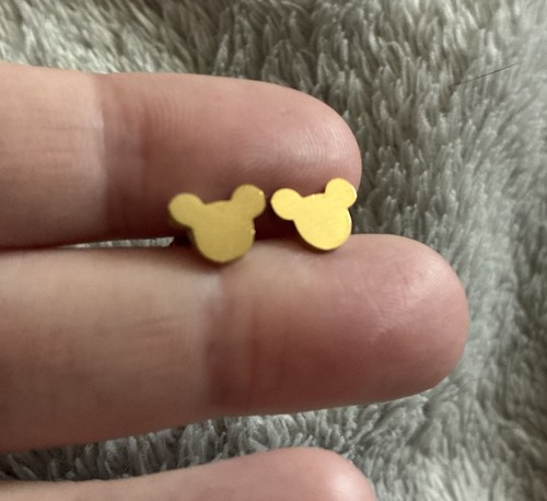 Edelstahl goldene micky maus - edelstahl,