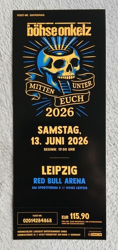 Böhse onkelz 2026 - böhse, 13.06.2026