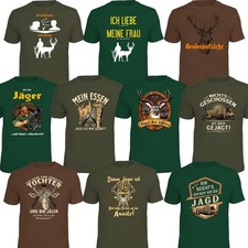 Jäger T-Shirt Jagd bedruckte Shirts Geschenke  lustige Sprüche Weihnachten