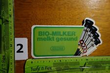 Alter Aufkleber Landwirtschaft Kuh Melkanlage WESTFALIA SEPARATOR Bio-Milker