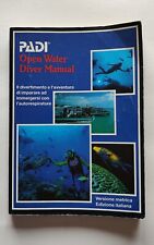 Open Water Diver Manual Ed. italienische Padi Prod. Nr. 2710 Stiftunterstreichungen