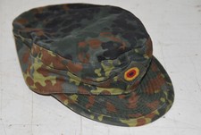 ORIGINAL Bundeswehr Mütze Feldmütze Tarnfleck Cap Kappe Flecktarn