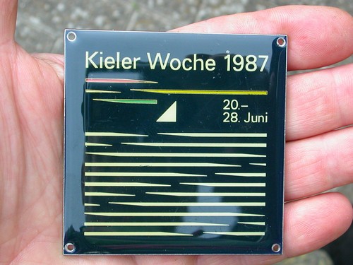 Kieler woche plakette 1987 - 1987, top