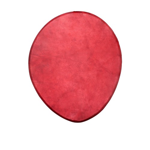 Schamanentrommel rot oval - schamanentrommel,
