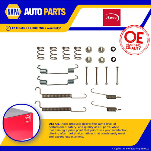 Brake shoe fitting - kit, fits