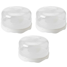 Kunststoff kuchen box - 3x,
