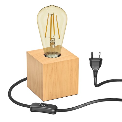 Tischlampe hito holz massiv - hito,,