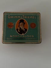 Grimm & Triepel Kautabakdose  Alt aus Nordhausen 