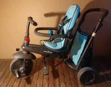 smarTrike STR 3 Urban Faltbares Baby-Dreirad  Schwarz / Blau Top Angebot !