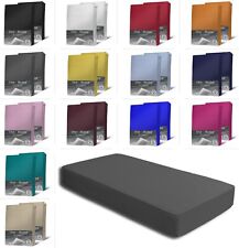 2er Pack Jersey Spannbettlaken Spannbetttuch Baumwolle Topper Boxspringbettlaken