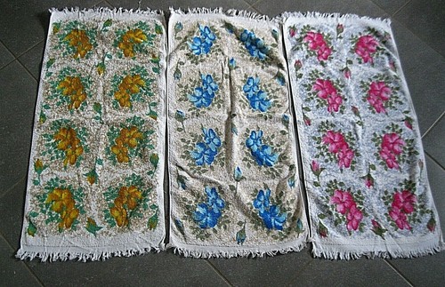 Handtücher mit blumen - blumen, und