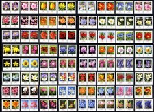 BUND Freimarken Blumen - Waagerechte Paare 2005-2023 postfrisch ==> Aussuchen! [
