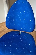 Moll Maximo Schreibtischstuhl - Ergonomisch. Bezüge Blau-dunkelblau, Galaxy