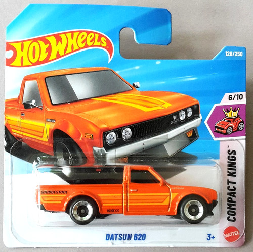 Hot wheels datsun 620 orange - datsun,