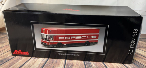 Schuco porsche renntransporter - porsche,